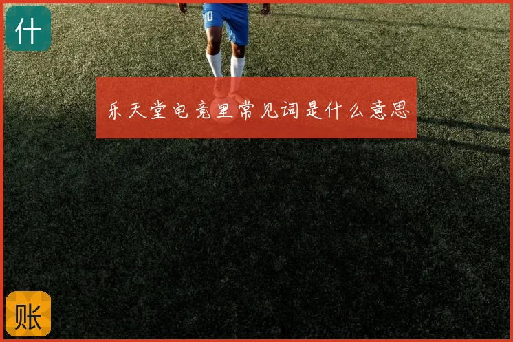 乐天堂电竞里常见词是什么意思